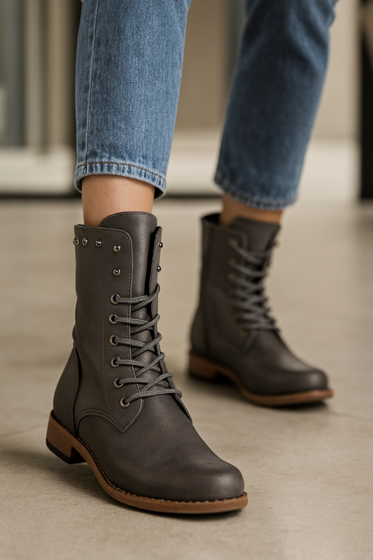 Shanaia | Damen-Stiefeletten mit Schnürung