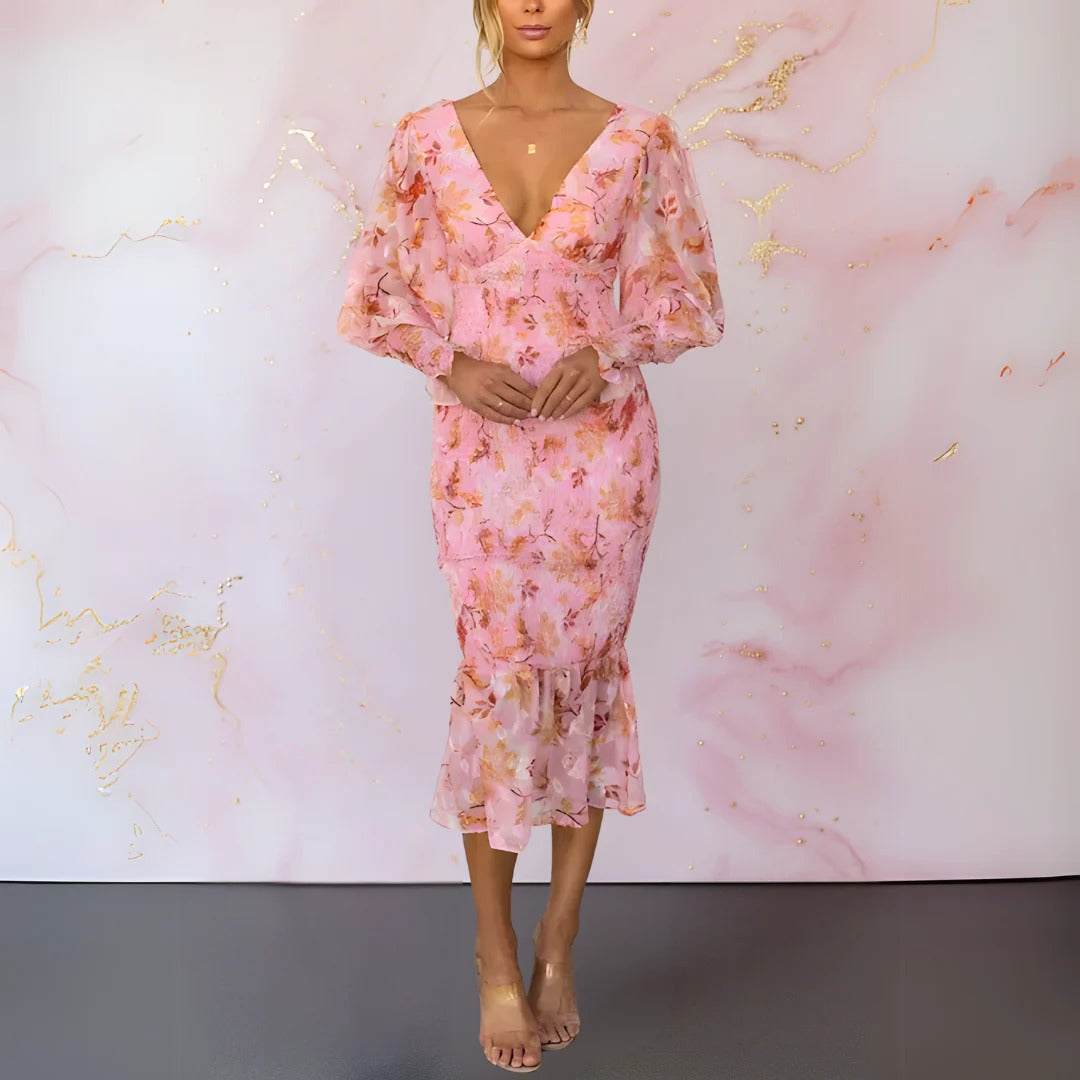 Ella Elegantes Blumenkleid