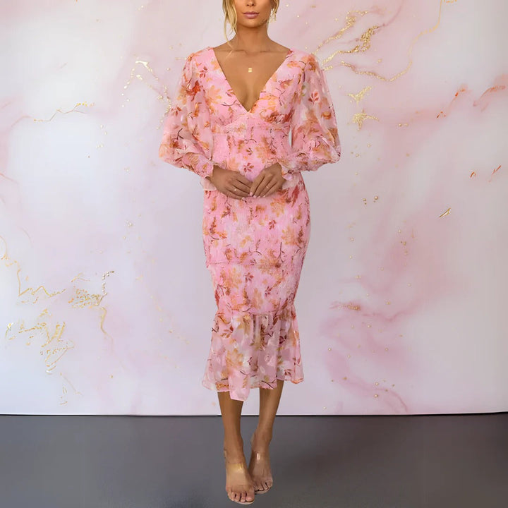 Ella Elegantes Blumenkleid