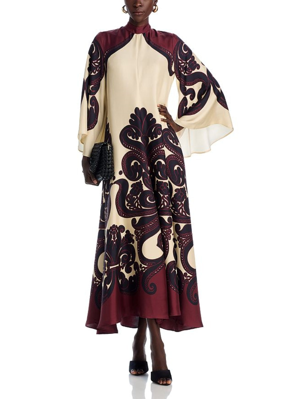 Elegance Ease – Atemberaubendes Maxikleid mit Grenadilla-Print