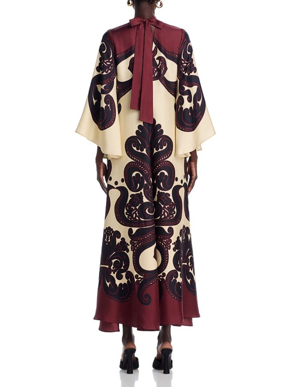Elegance Ease – Atemberaubendes Maxikleid mit Grenadilla-Print