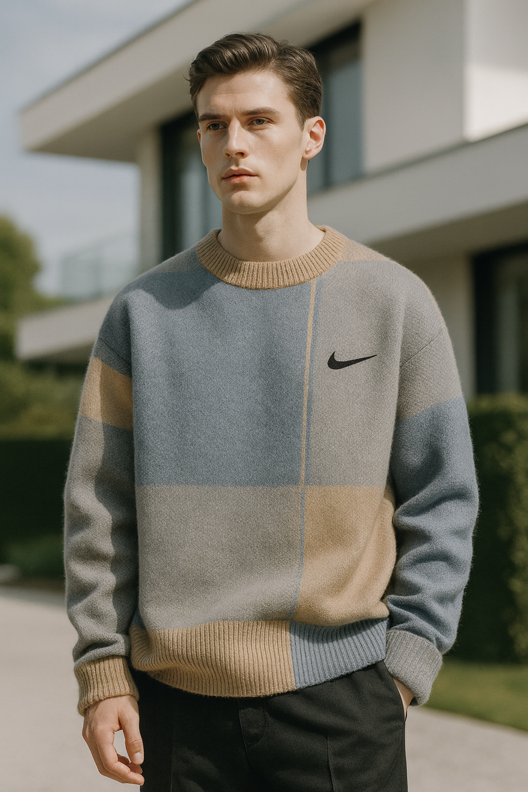 Hans | Checkered Sweater