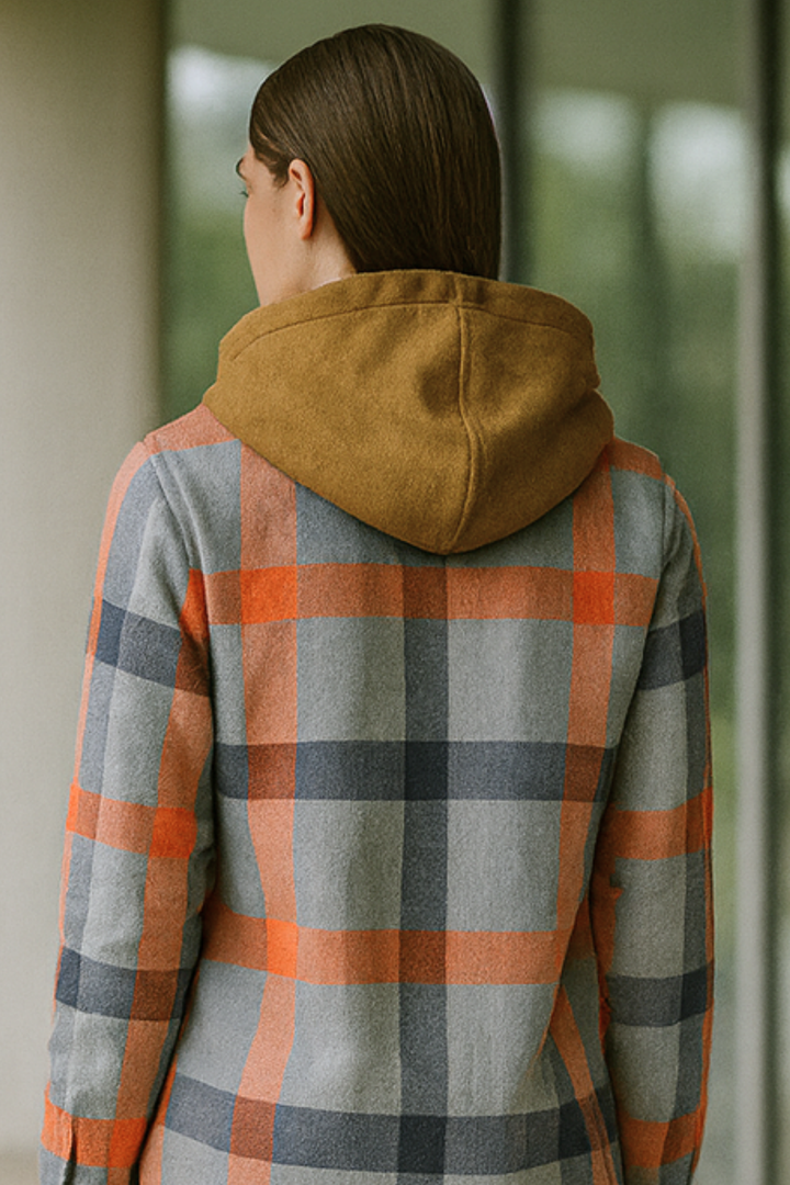 Harper | Patchwork Geruite Jas