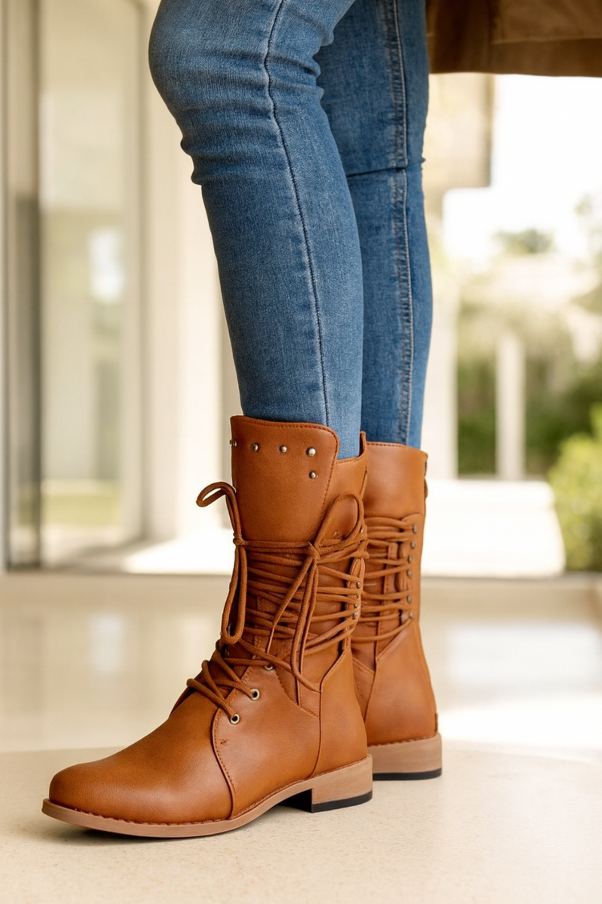Shanaia | Damen-Stiefeletten mit Schnürung