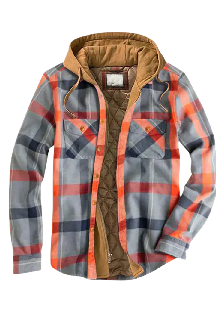 Harper | Patchwork Geruite Jas