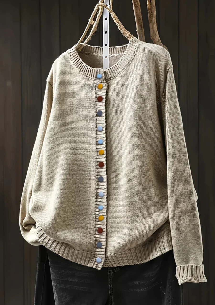 Lisa Button-Front Cardigan