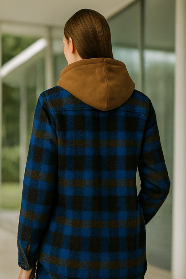 Harper | Patchwork Geruite Jas