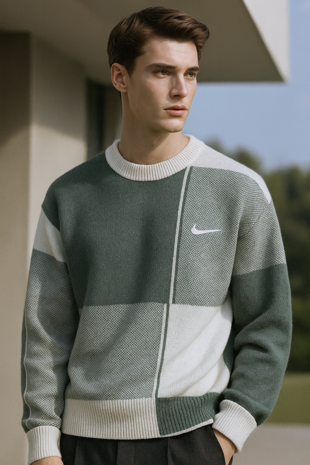 Hans | Checkered Sweater