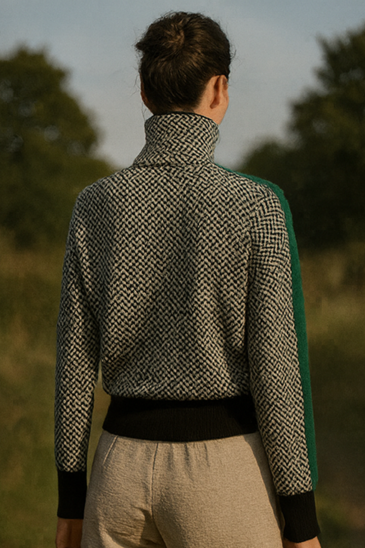 Marilou | Pullover mit Kontraststreifen