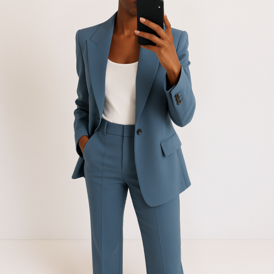 Ileora Draped Evening Set