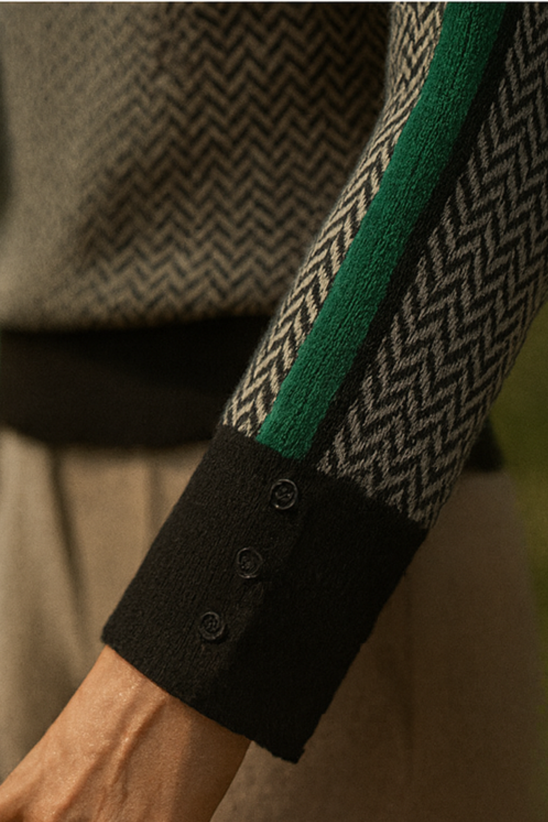 Marilou | Pullover mit Kontraststreifen