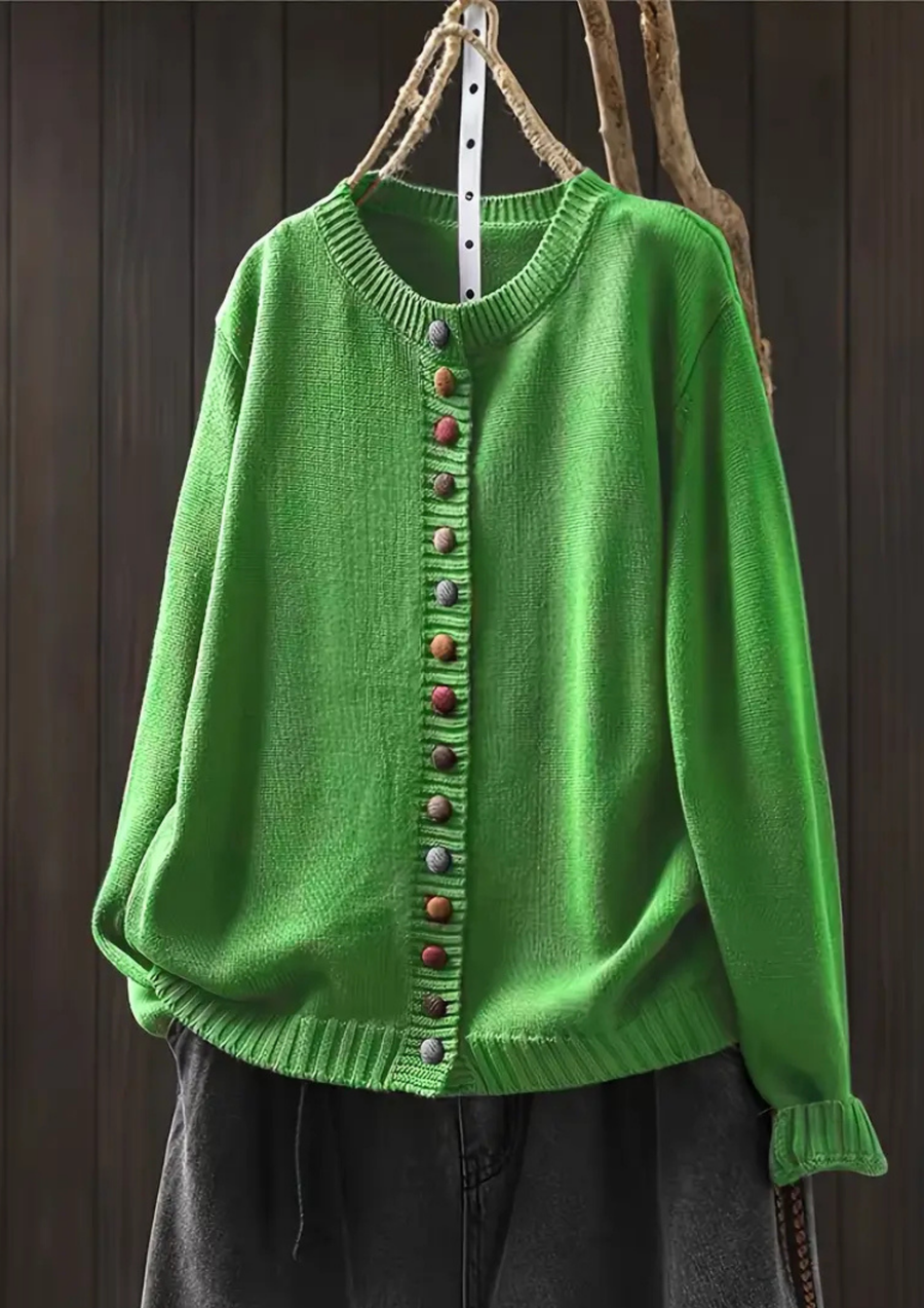Lisa Button-Front Cardigan