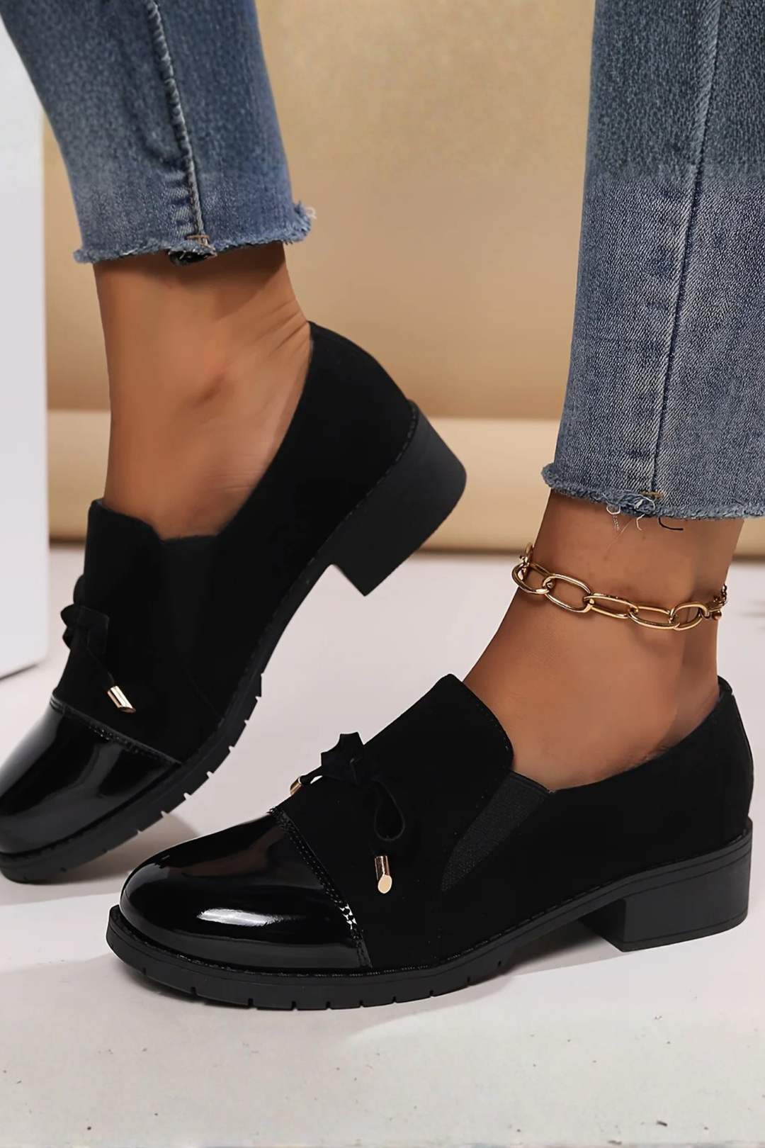 Beth | Slip-On Loafers mit Schleife