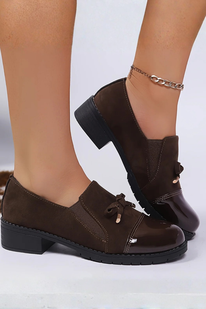 Beth | Slip-On Loafers mit Schleife