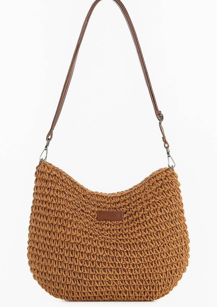 Eryln Strohumhängetasche - Khaki