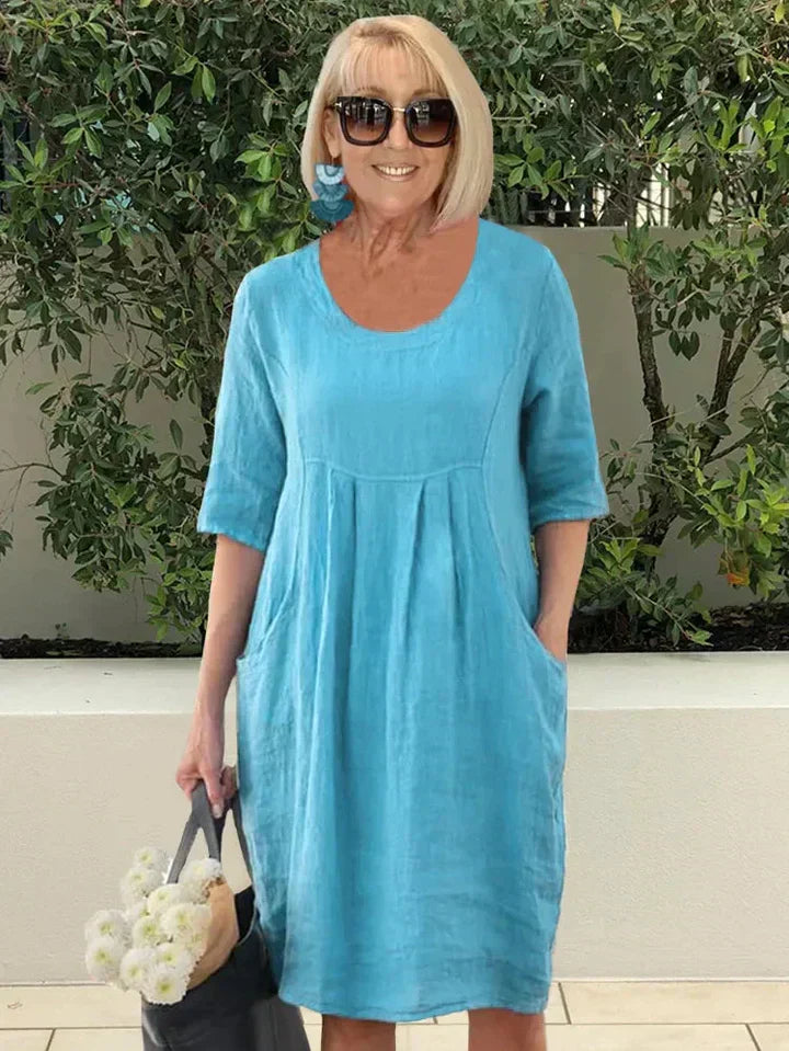 Bridget – Locker sitzendes Kleid mit Taschen
