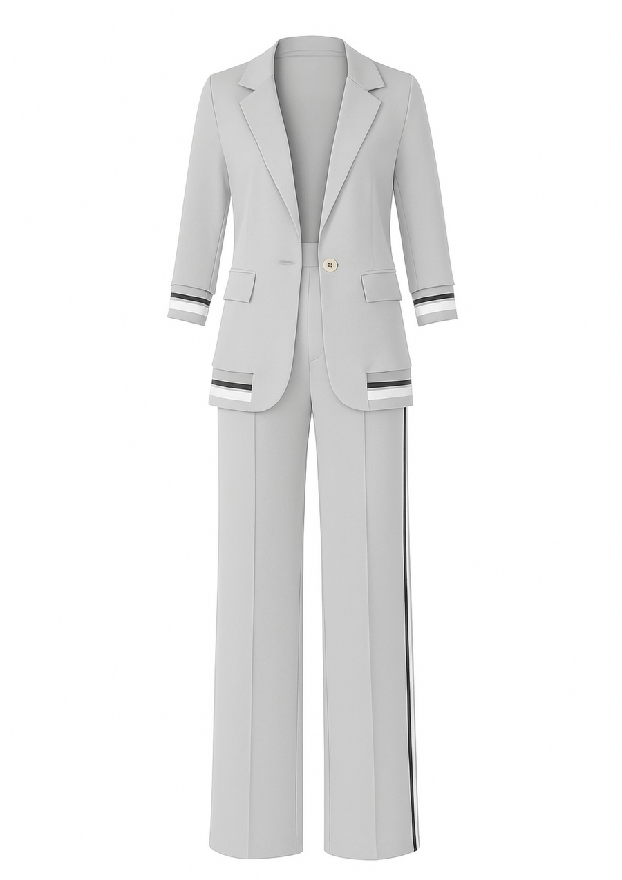 Nessa Zip-Top Lounge Set in Gray