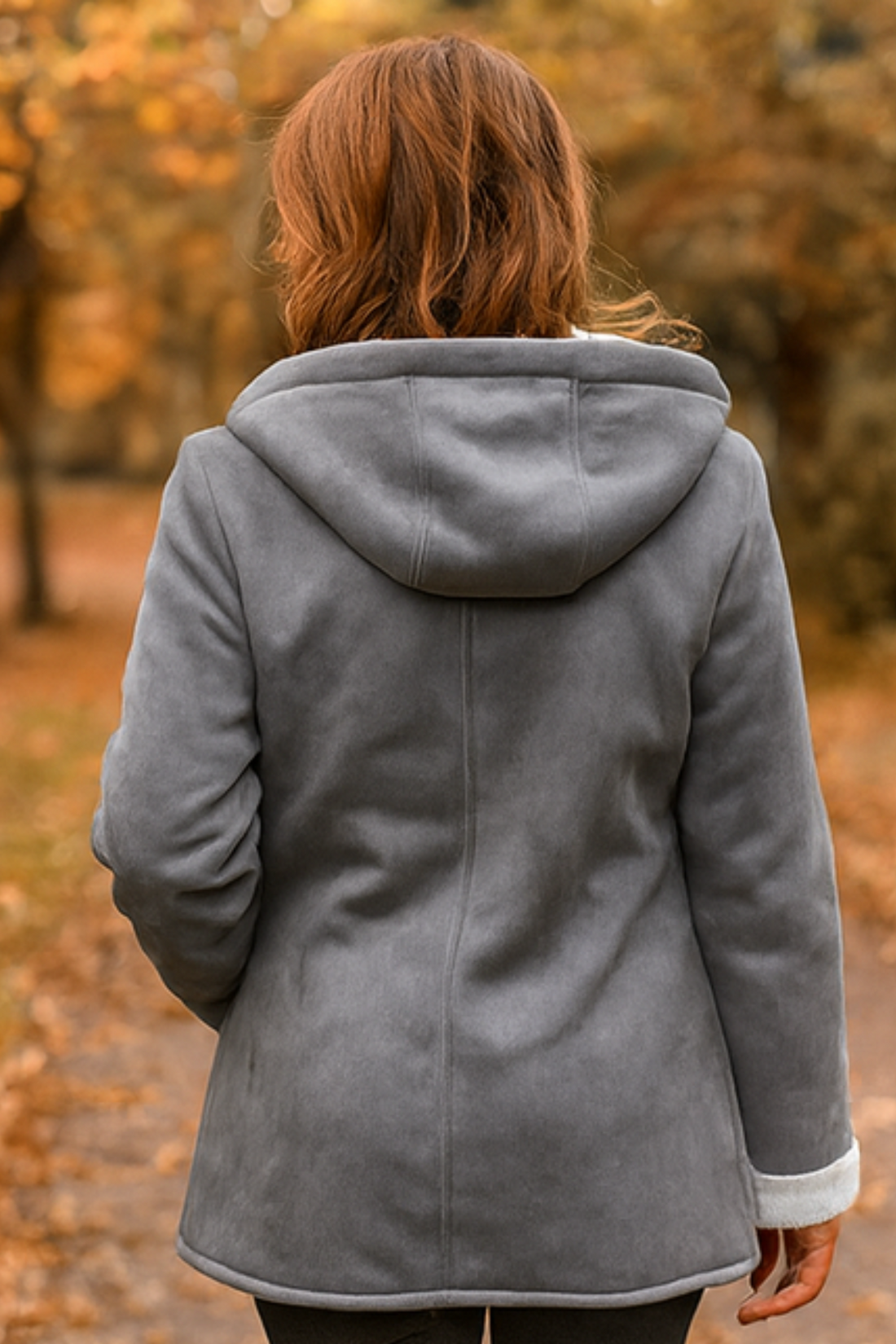 Serena Klassische Fleecejacke - Grau