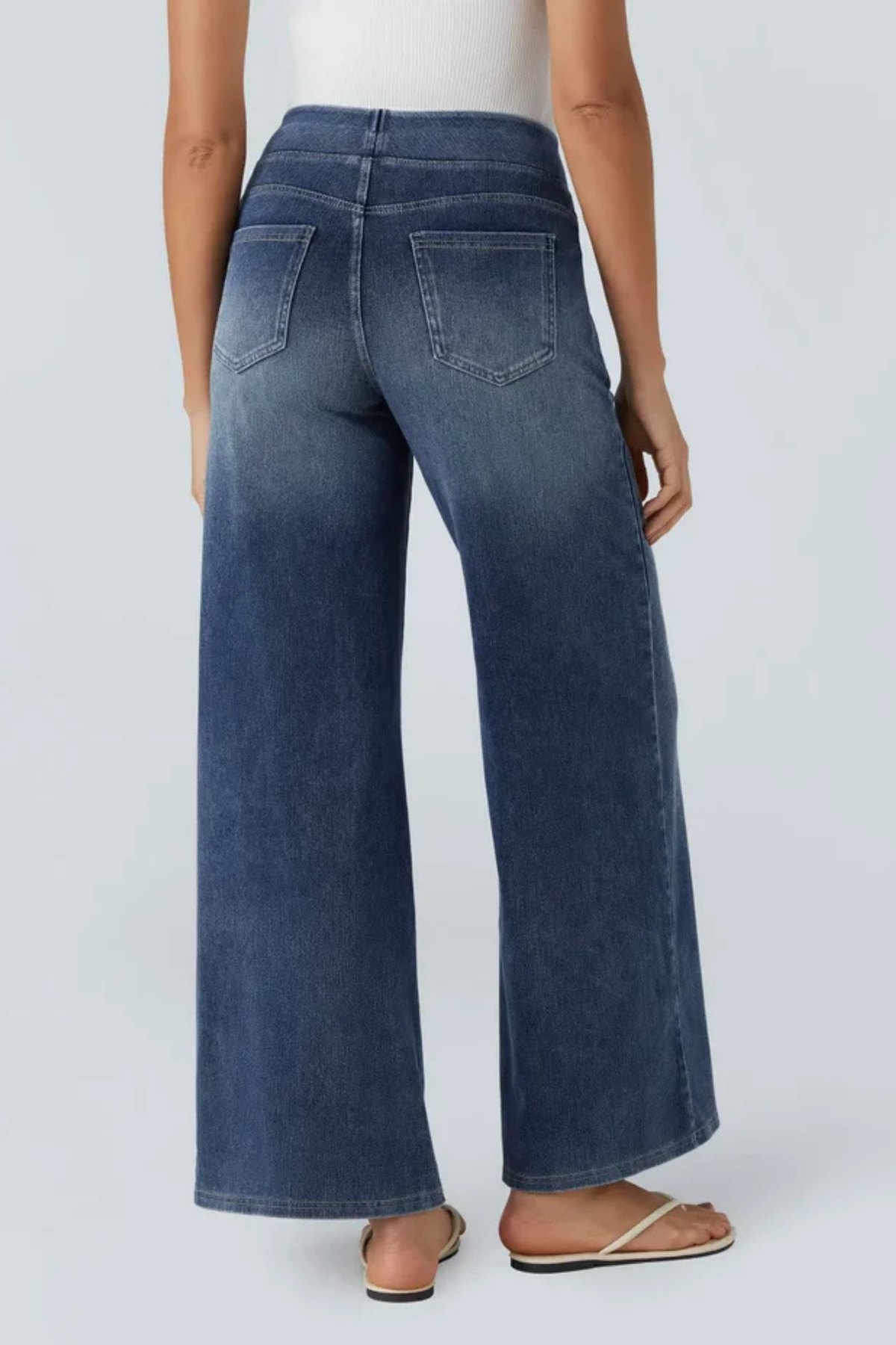 Evanna Hose mit hoher Taille - Dunkelblau