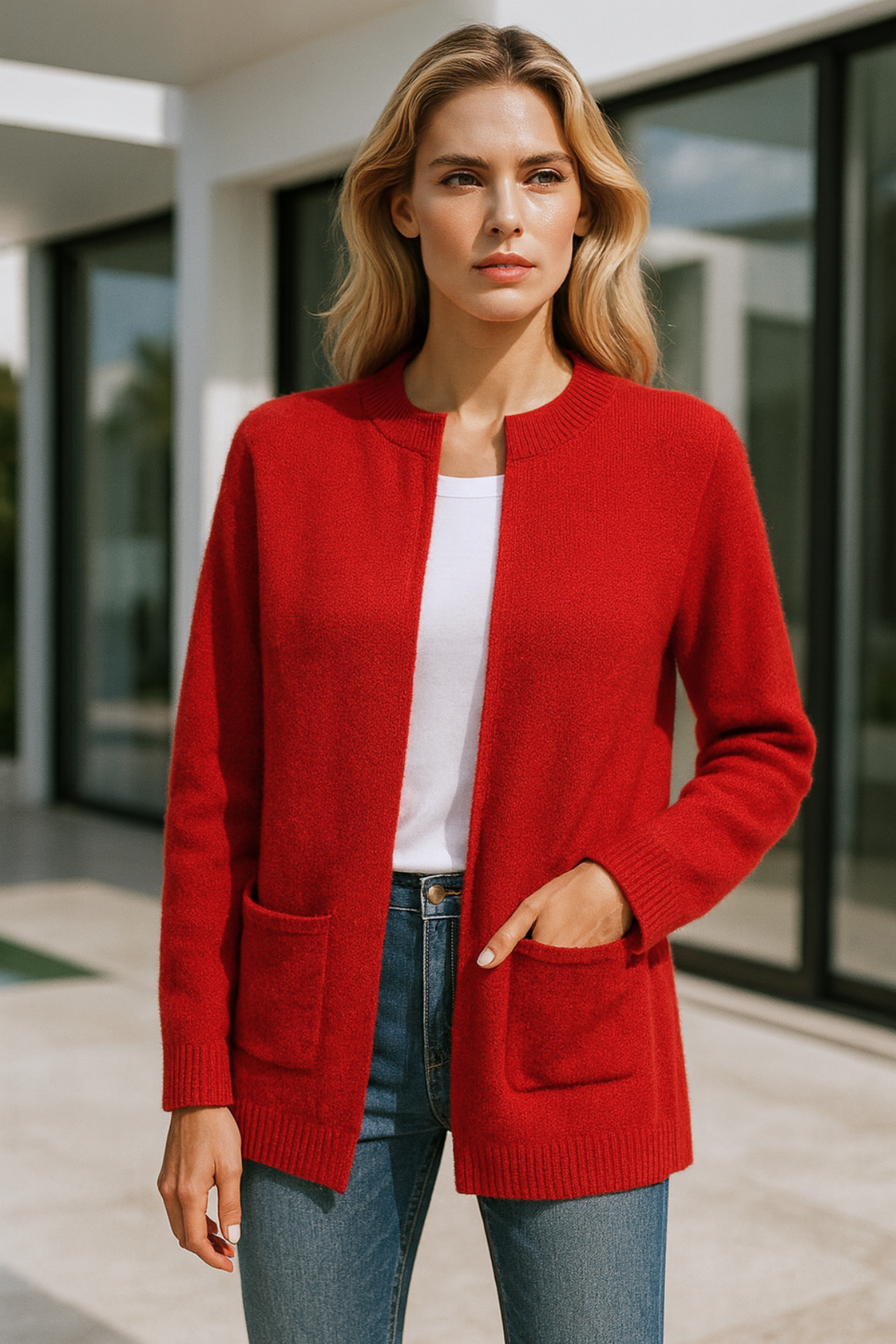 Linda | Stilvolles Strick-Vest