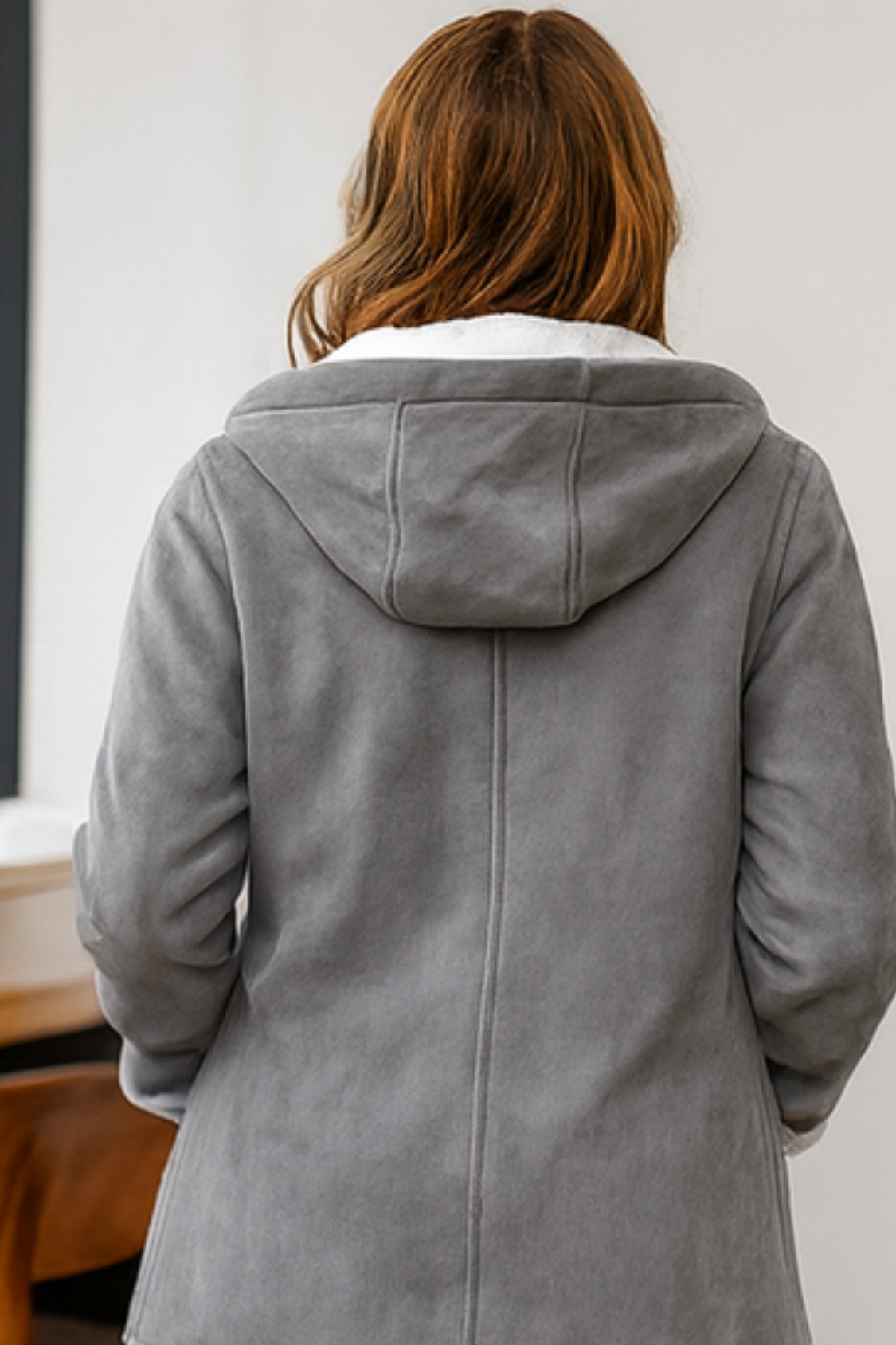 Serena Klassische Fleecejacke - Grau