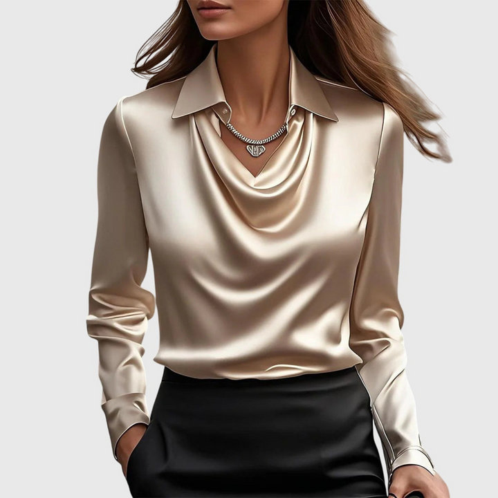 Lynn Elegante Bluse - Gold