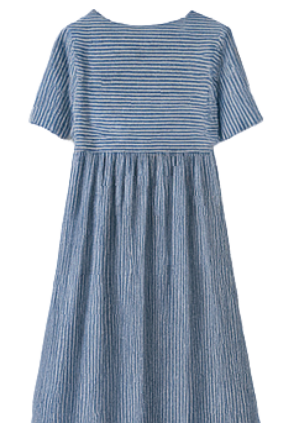 Roslyn Gestreiftes Baumwoll-Midikleid