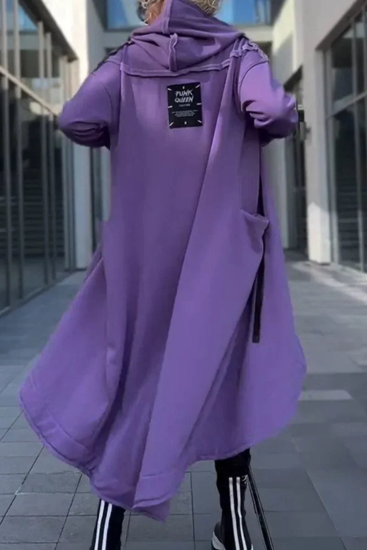 Nana Hoodie mit Reißverschluss - Lila
