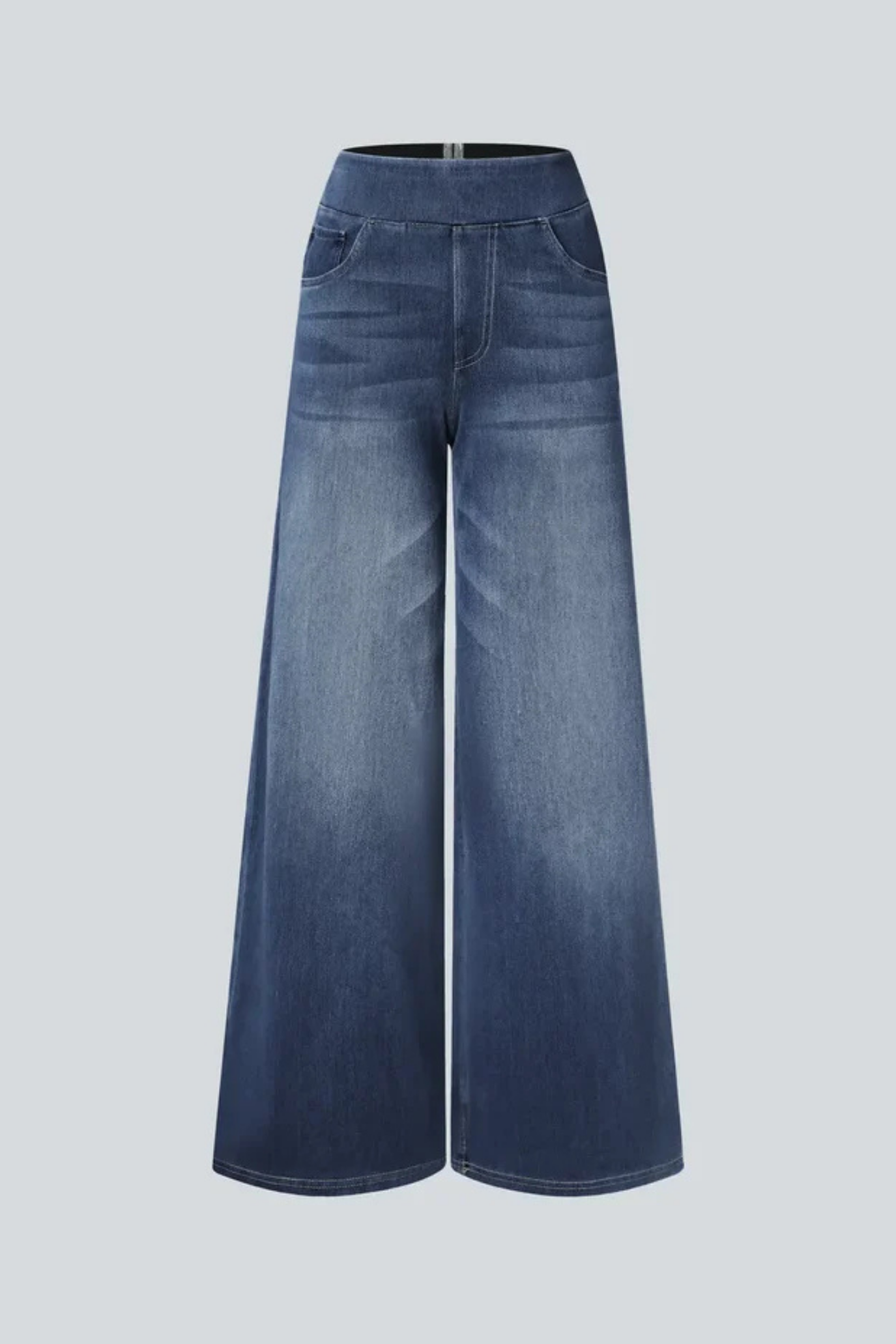 Evanna Hose mit hoher Taille - Dunkelblau