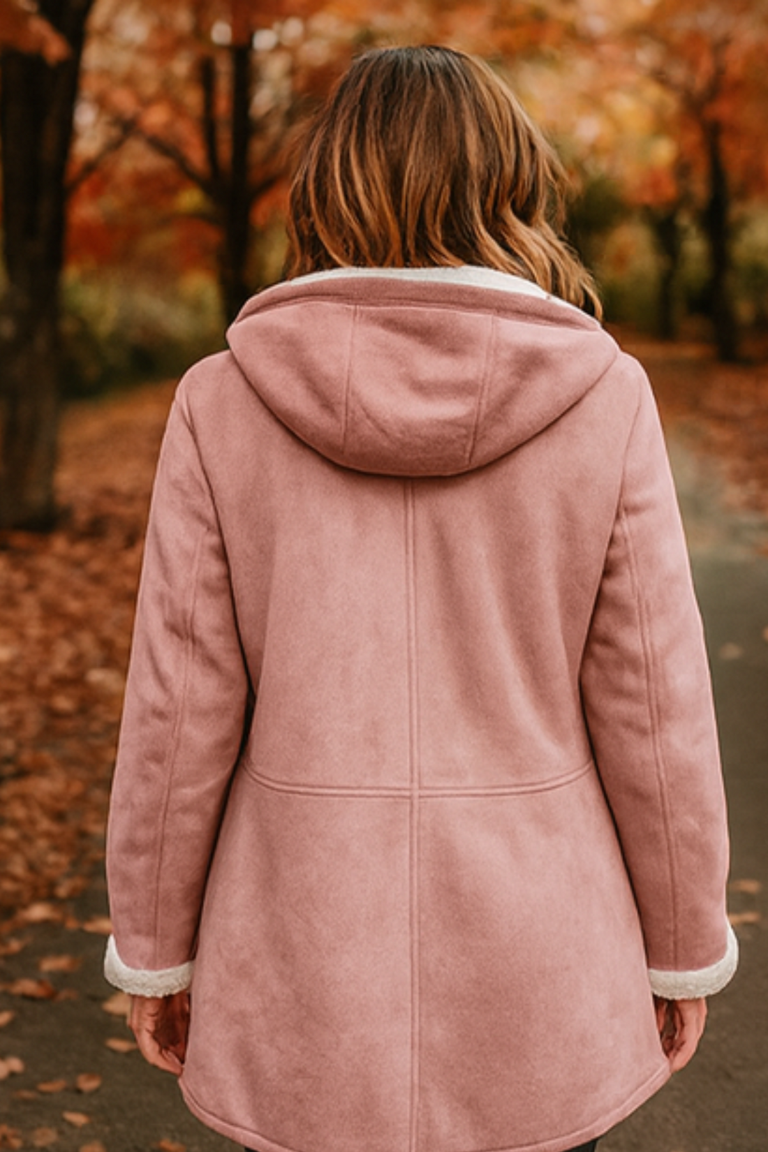 Serena Klassische Fleecejacke - Rosa
