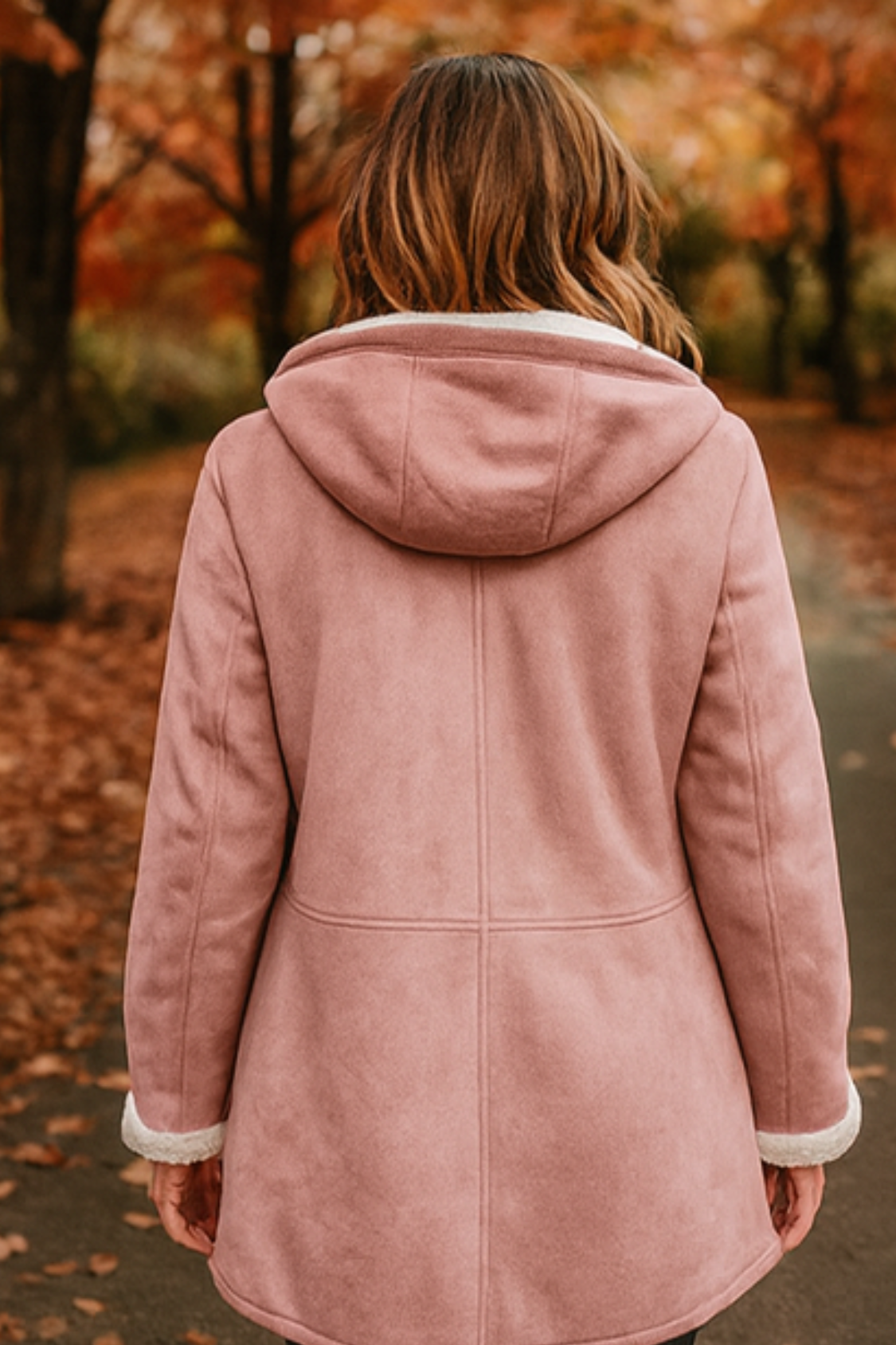 Serena Klassische Fleecejacke - Rosa
