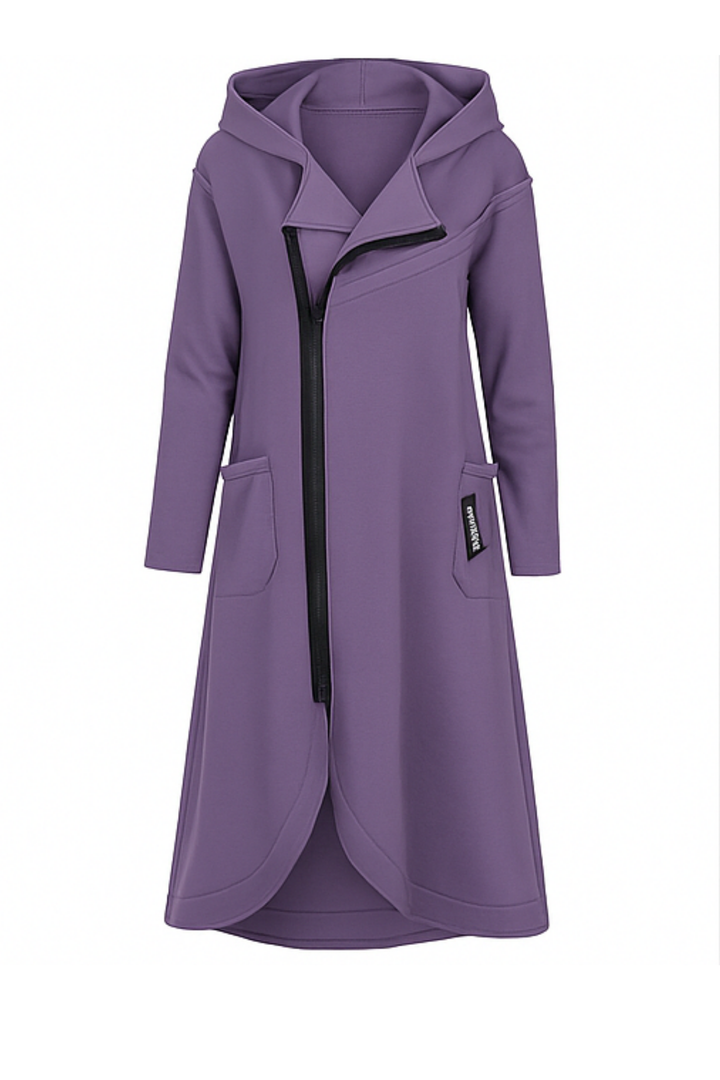 Nana Hoodie mit Reißverschluss - Lila