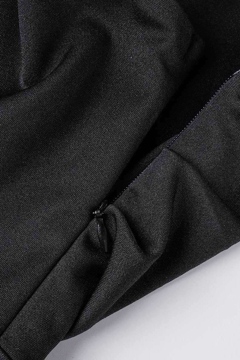 Evie – Elegantes ärmelloses Kleid mit diagonaler Halslinie