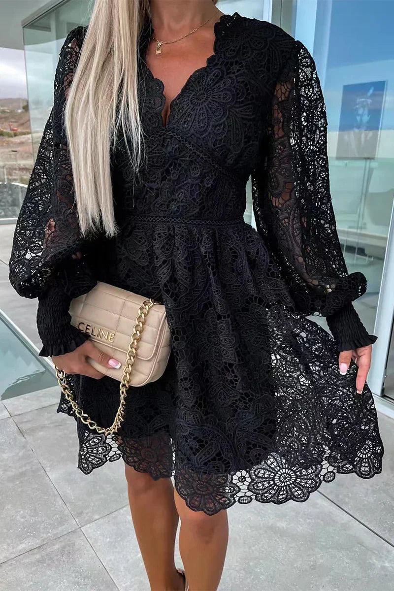 Annie | Elegantes gerafftes Kleid