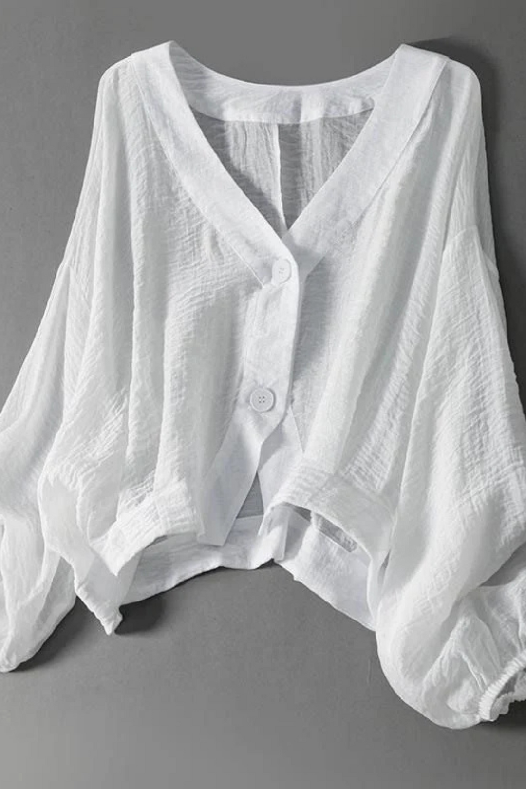 Aella Leinenbluse - Weiß