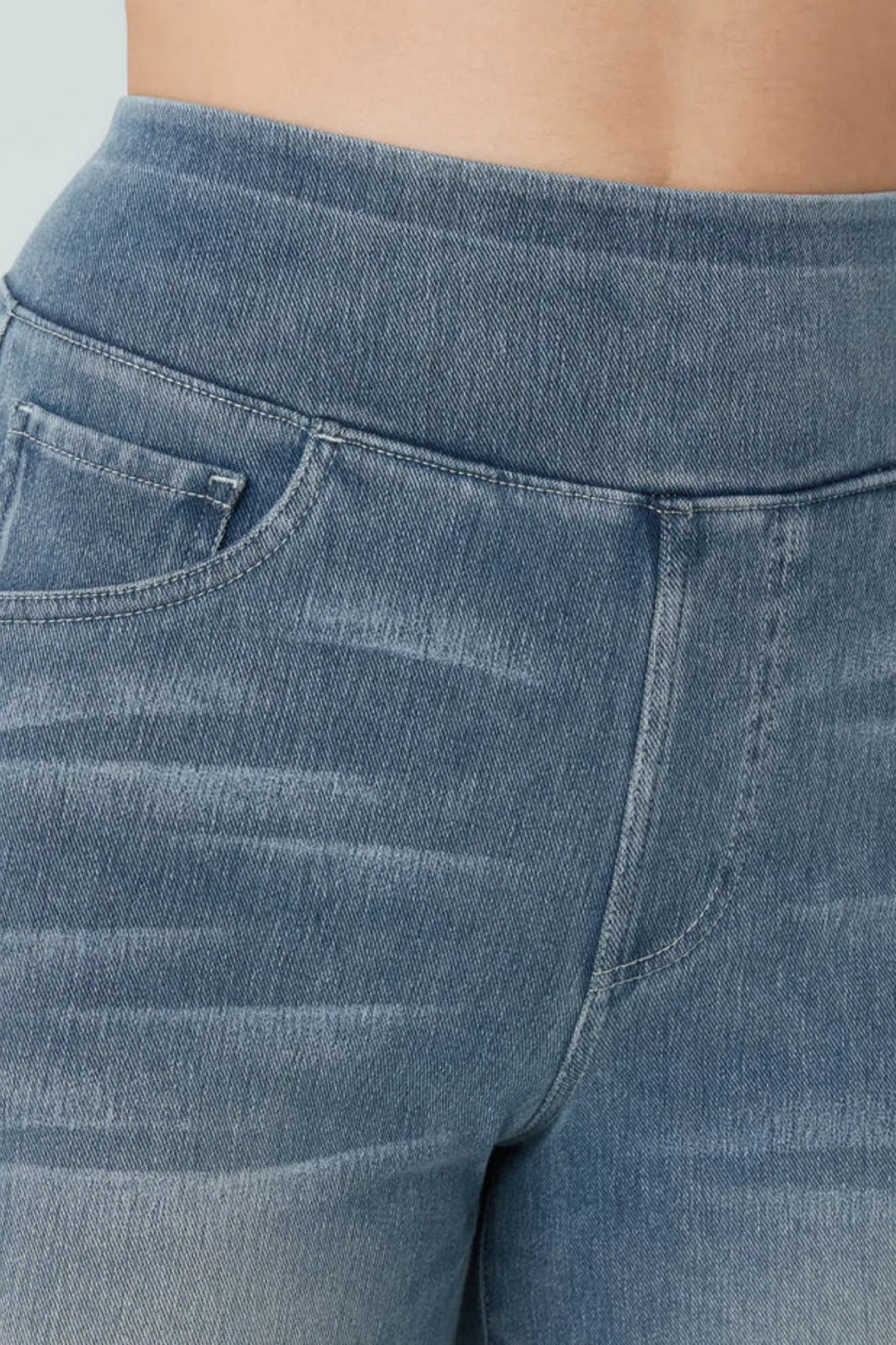 Evanna Hose mit hoher Taille - Hellblau