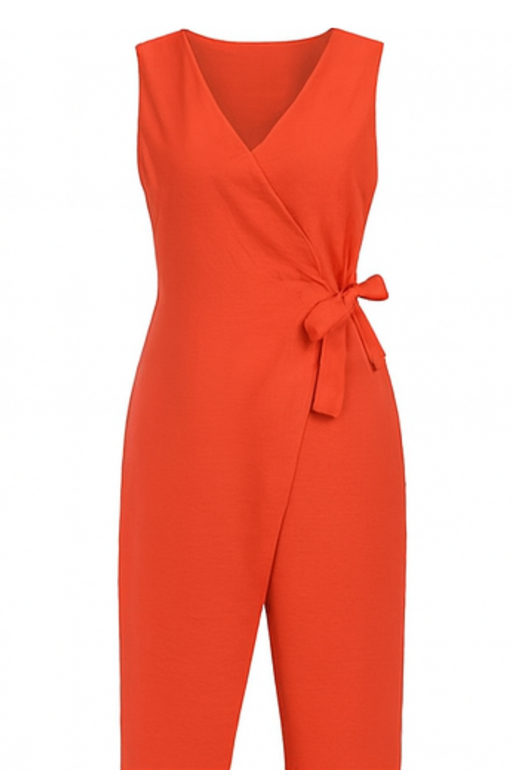 Victoria Jumpsuit - Rot