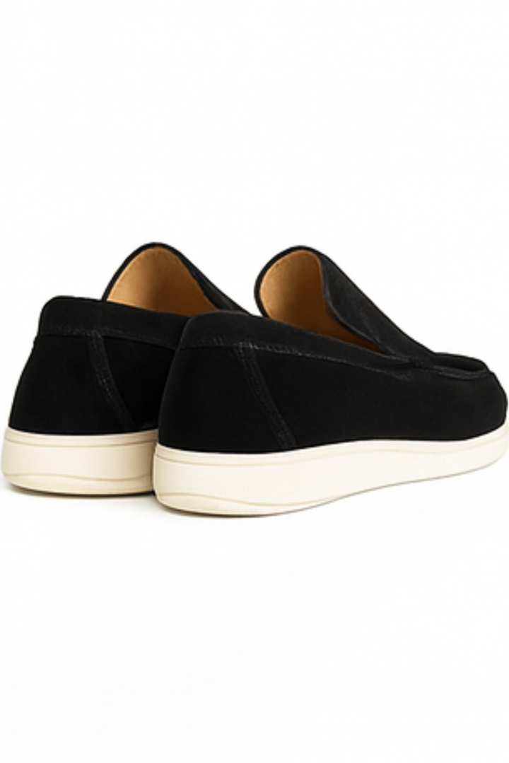 Chase Elegante Wildleder-Loafer - Schwarz