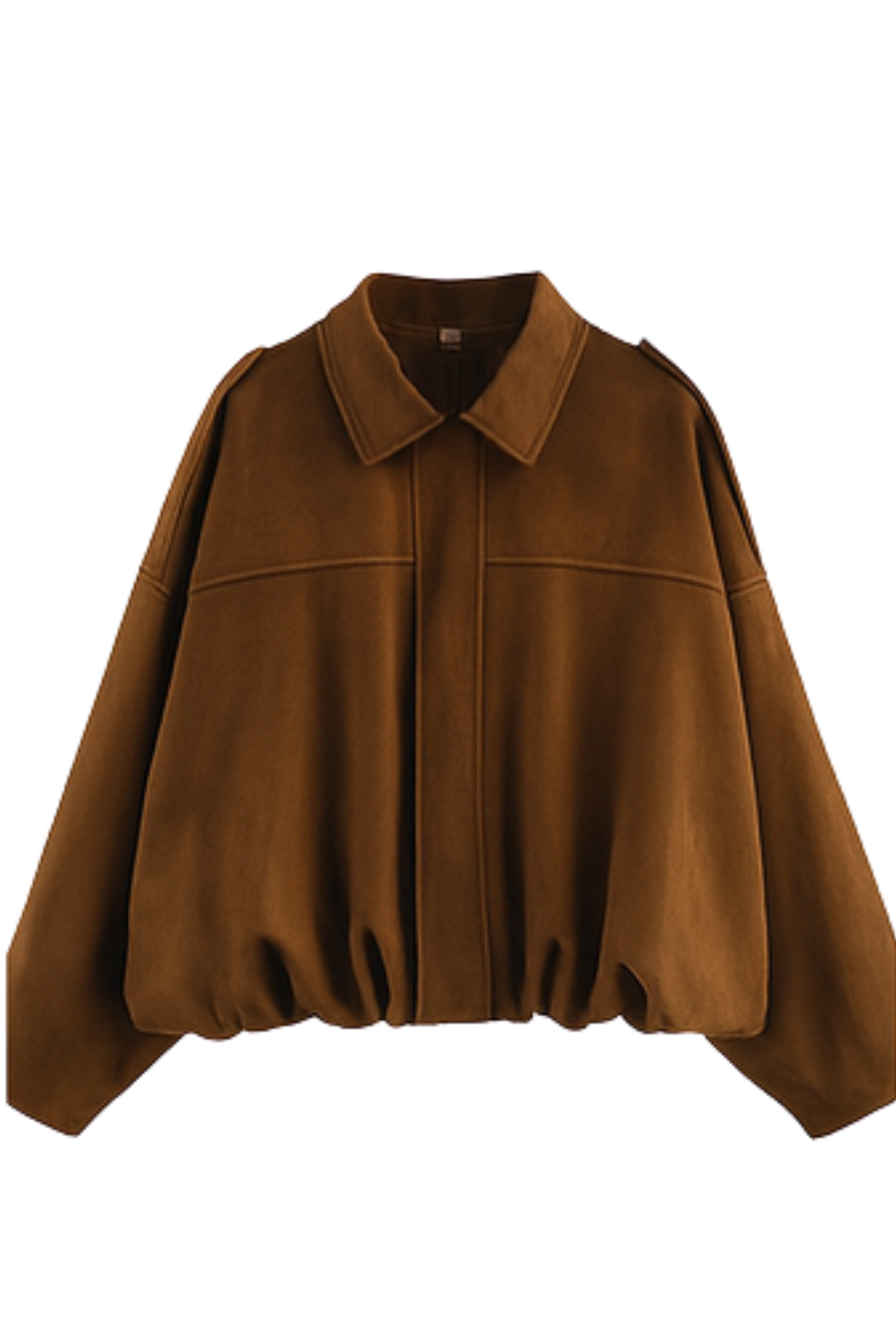 Nala Vintage Oversized Jacket - Braun
