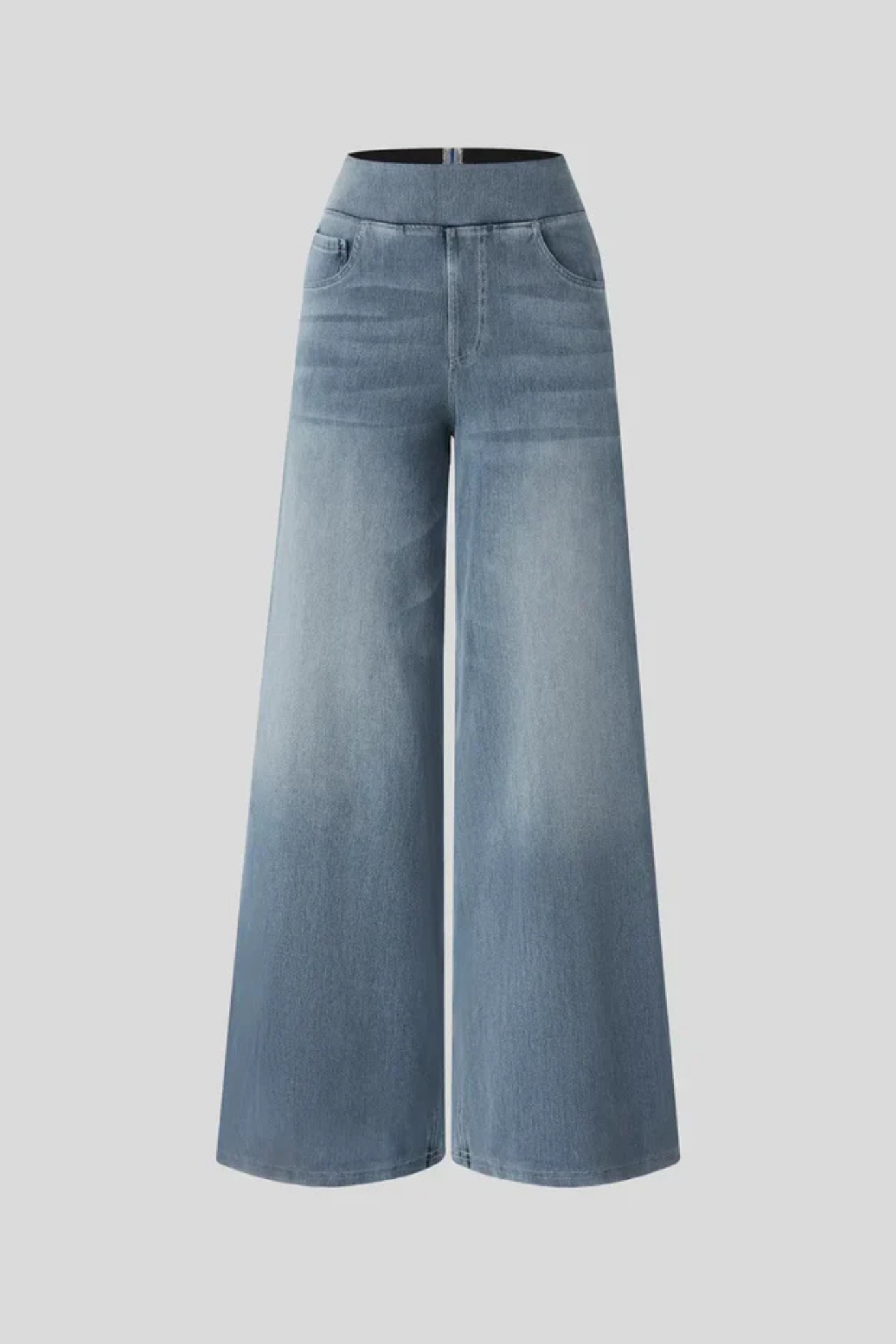 Evanna Hose mit hoher Taille - Hellblau