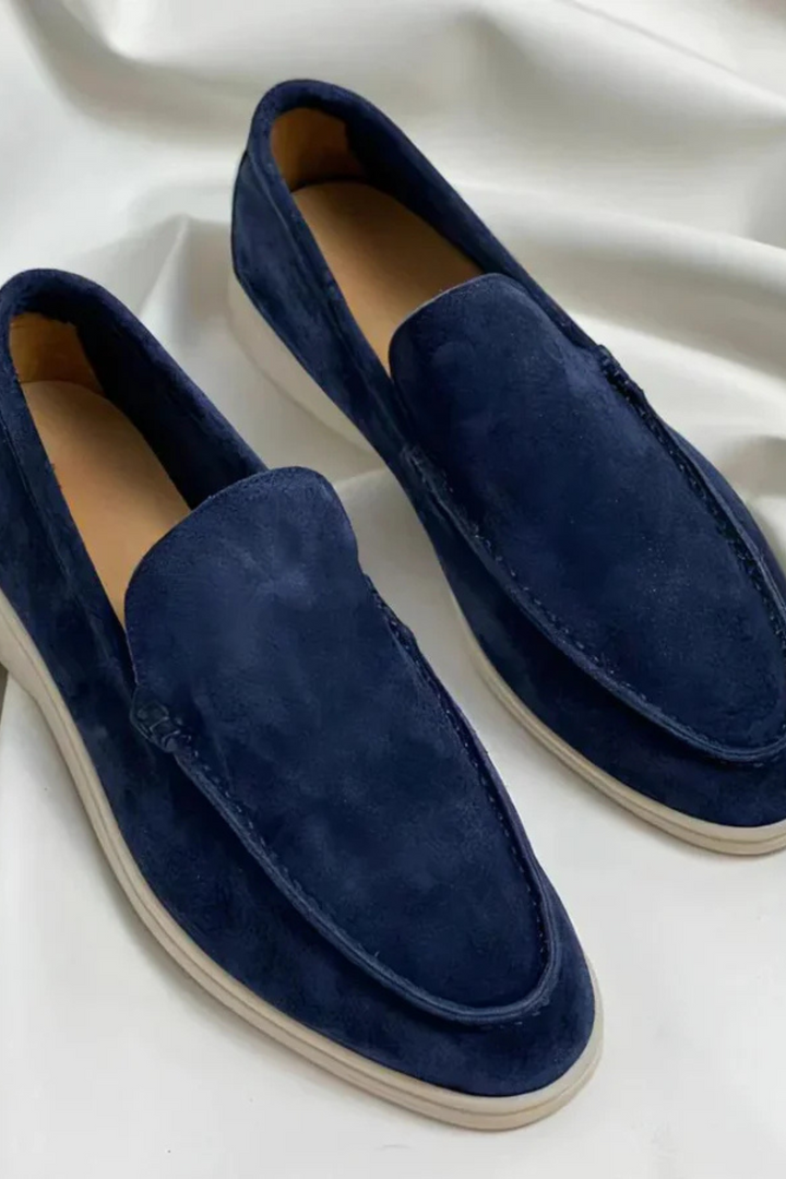 Chase Elegante Wildleder-Loafer - Blau