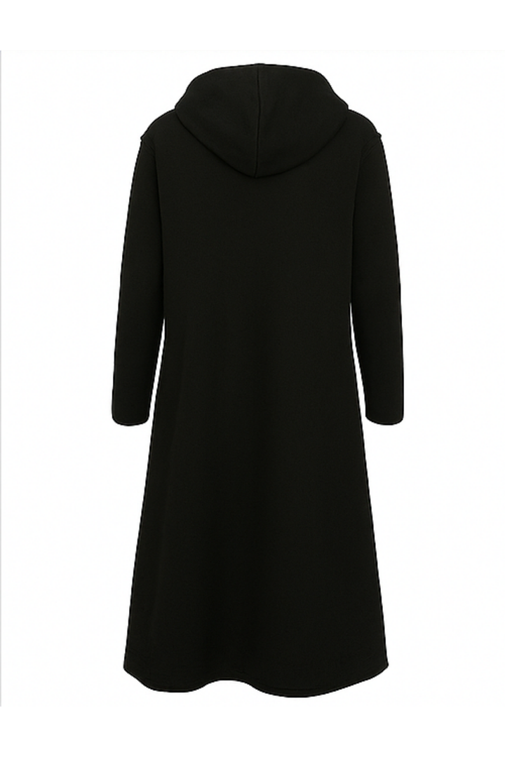 Nana Hoodie mit Reißverschluss - Schwarz