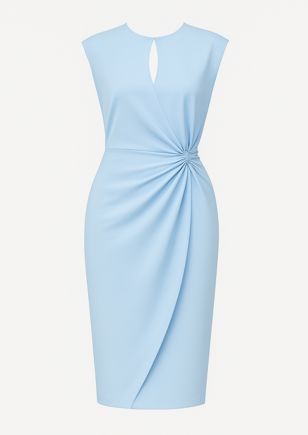Mirabel Zeitloses Chic-Kleid - Hellblau