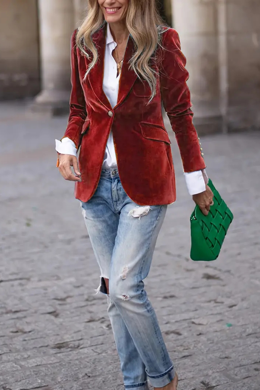Melissa Velvet Jacket for Evenings and Everyday Style