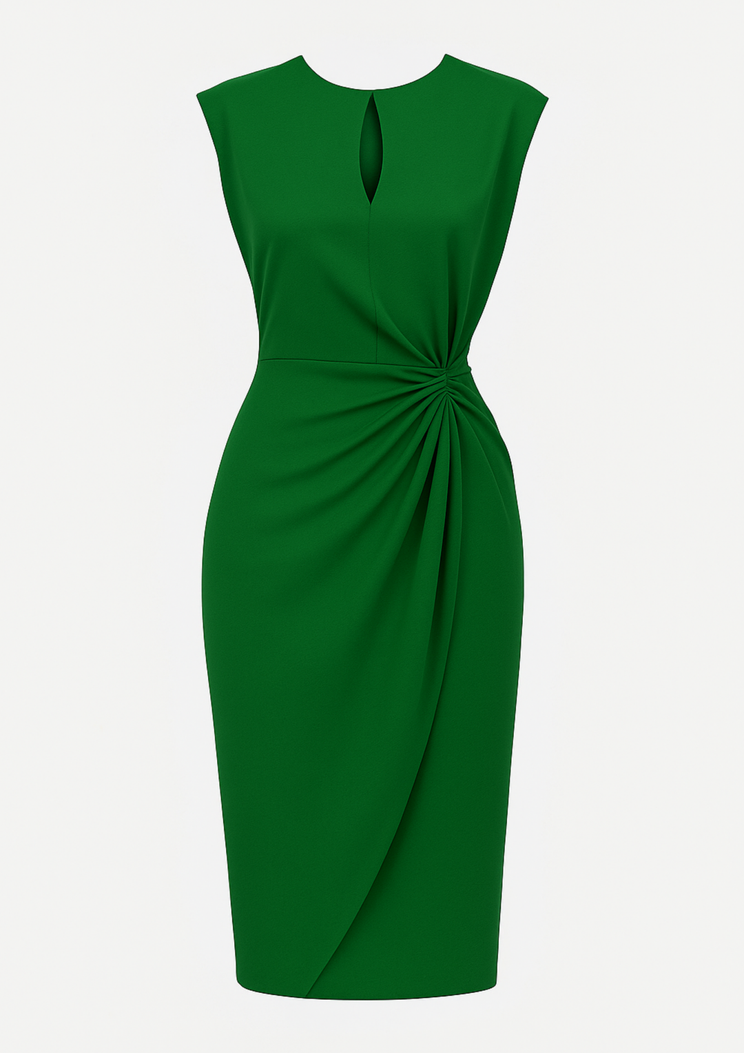 Mirabel Zeitloses Chic-Kleid - Grün