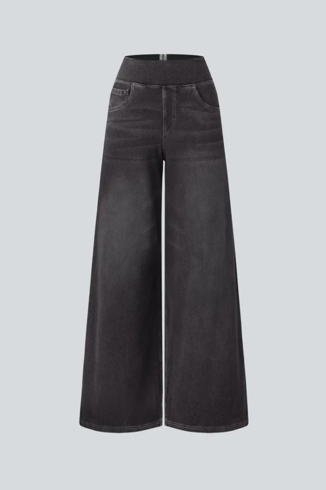 Evanna Hose mit hoher Taille - Schwarz