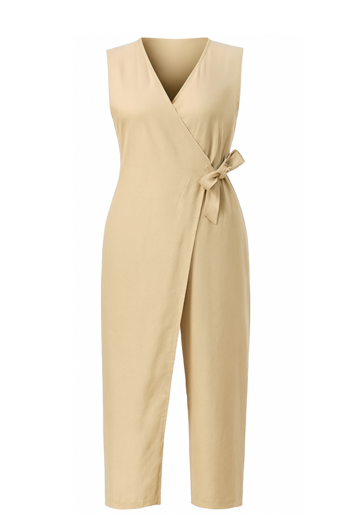 Victoria Jumpsuit - Beige