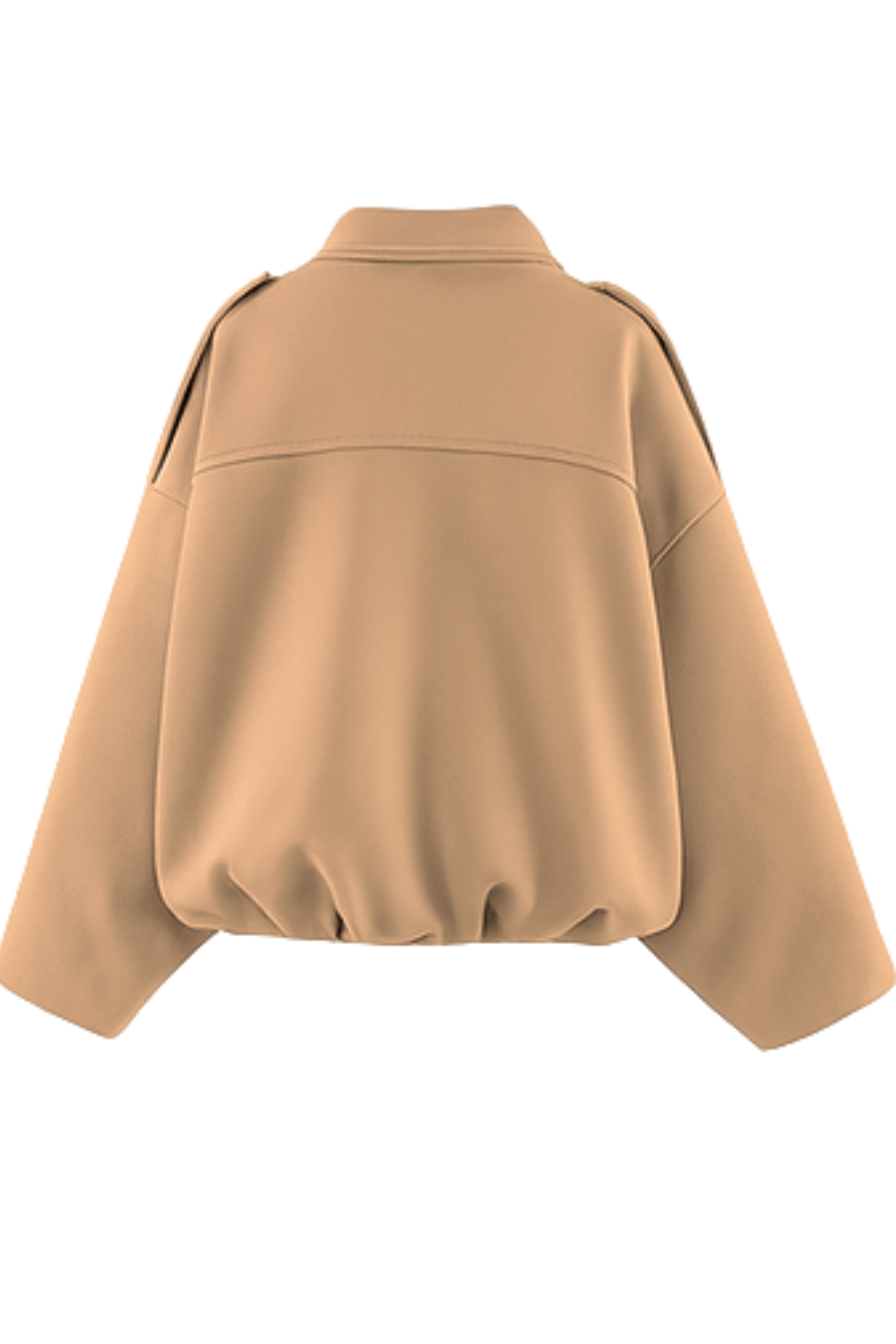 Nala Vintage Oversized Jacket - Beige