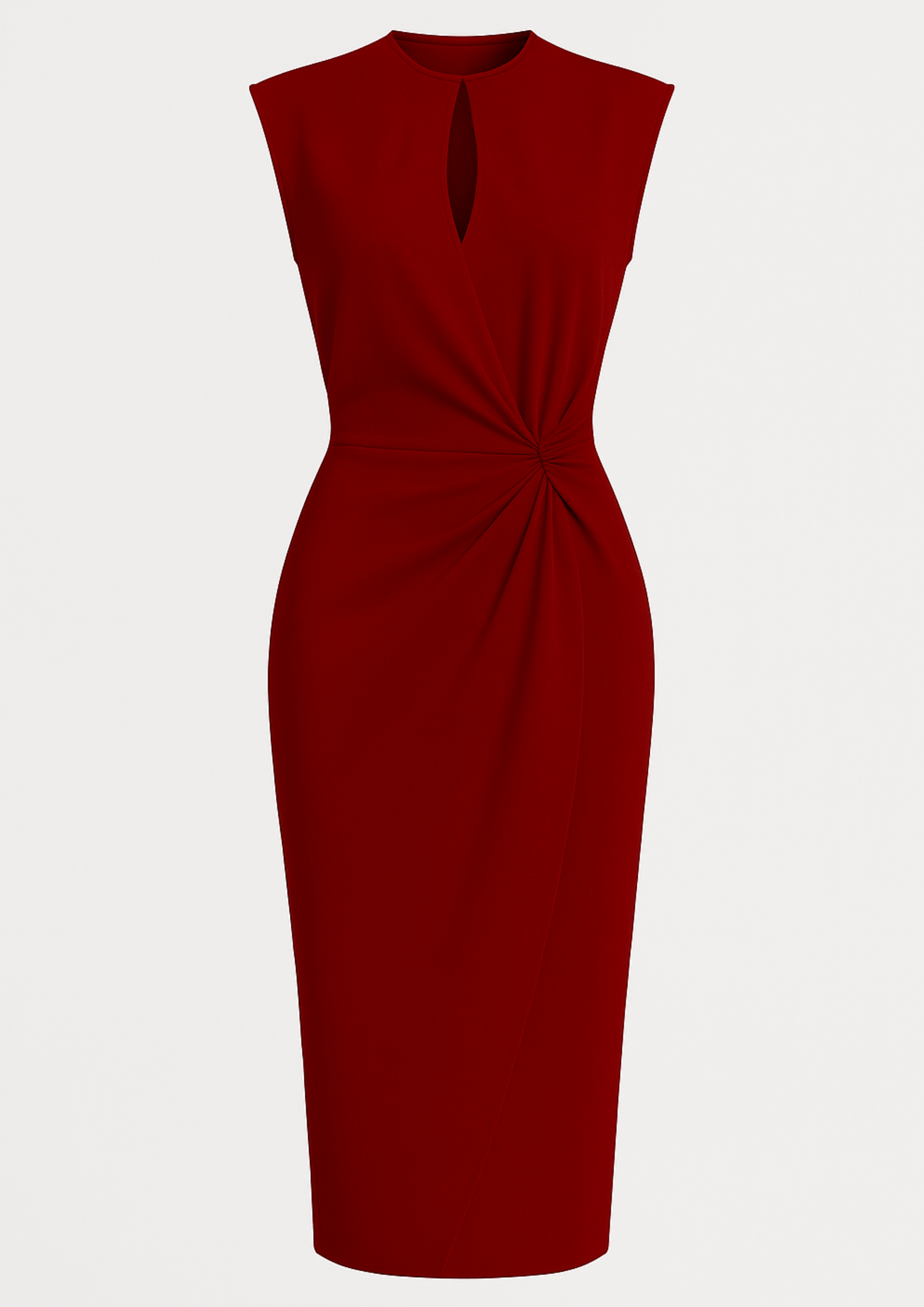 Mirabel Zeitloses Chic-Kleid - Rot