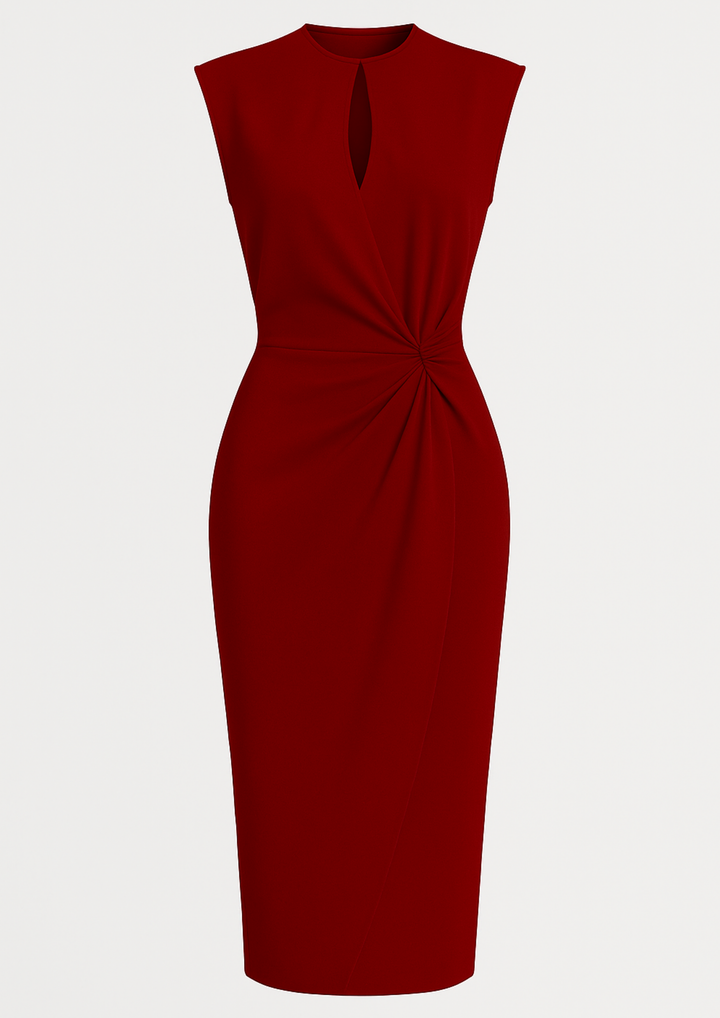 Mirabel Zeitloses Chic-Kleid - Rot